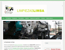 Tablet Screenshot of limpiezas-limsa.es